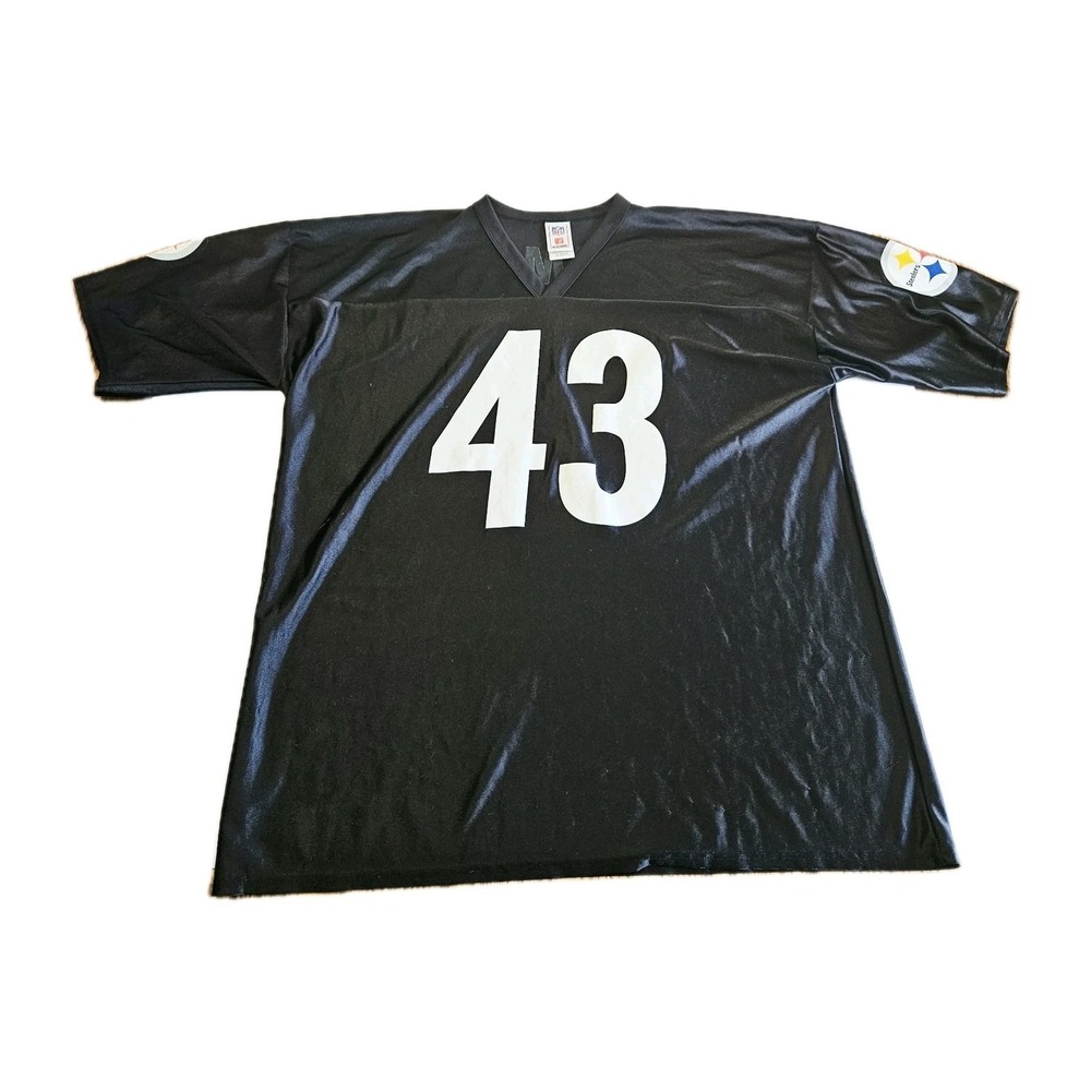 Pittsburgh Steelers Mens Jersey 2XL Black Troy Polamalu NFL Players